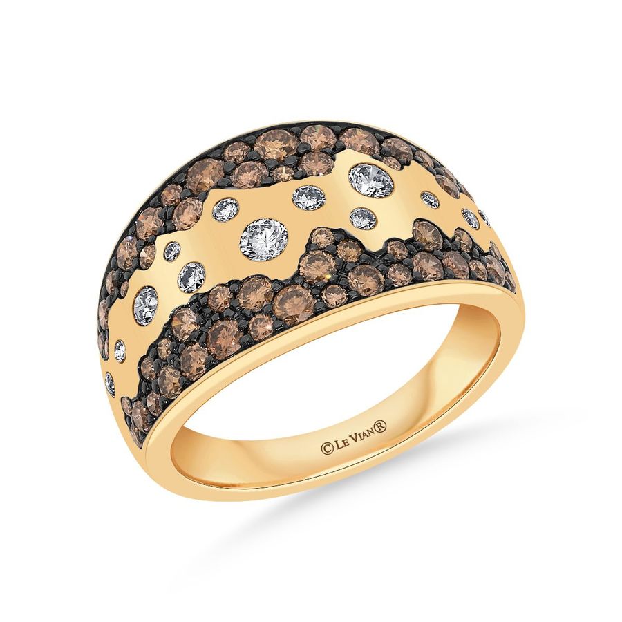 14K YELLOW GOLD DIAMOND  RING