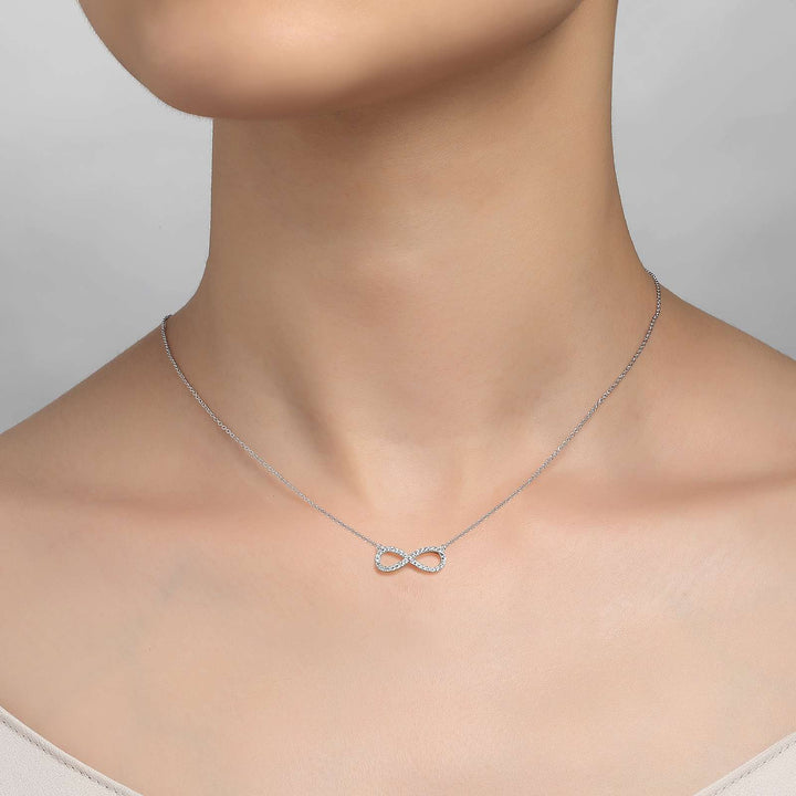 0.33 CTW Infinity Necklace