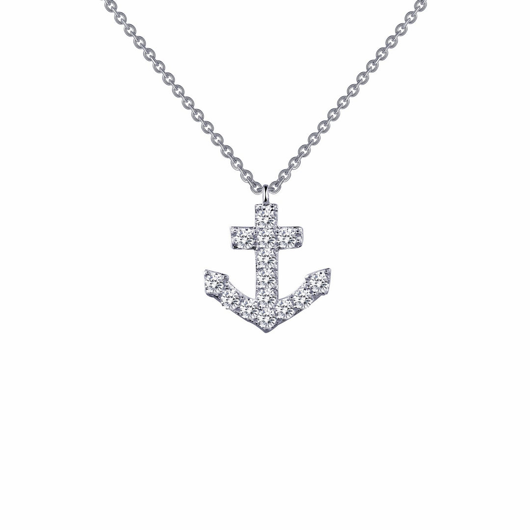 0.42 CTW Anchor Necklace