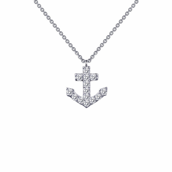 0.42 CTW Anchor Necklace
