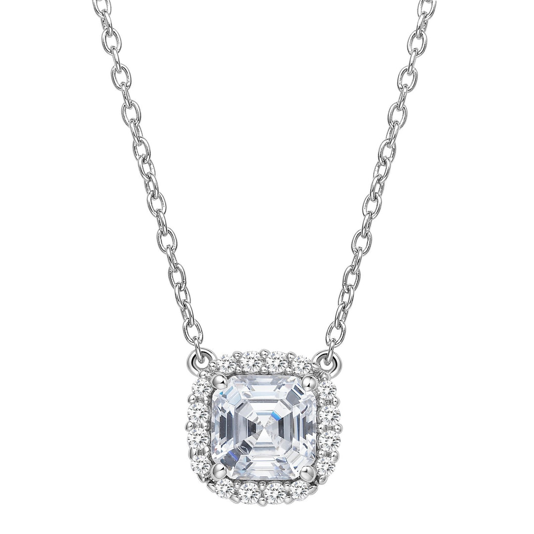 1.4 CTW Halo Necklace
