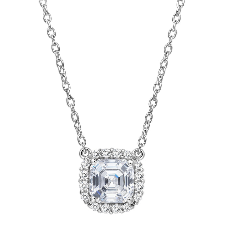 1.4 CTW Halo Necklace