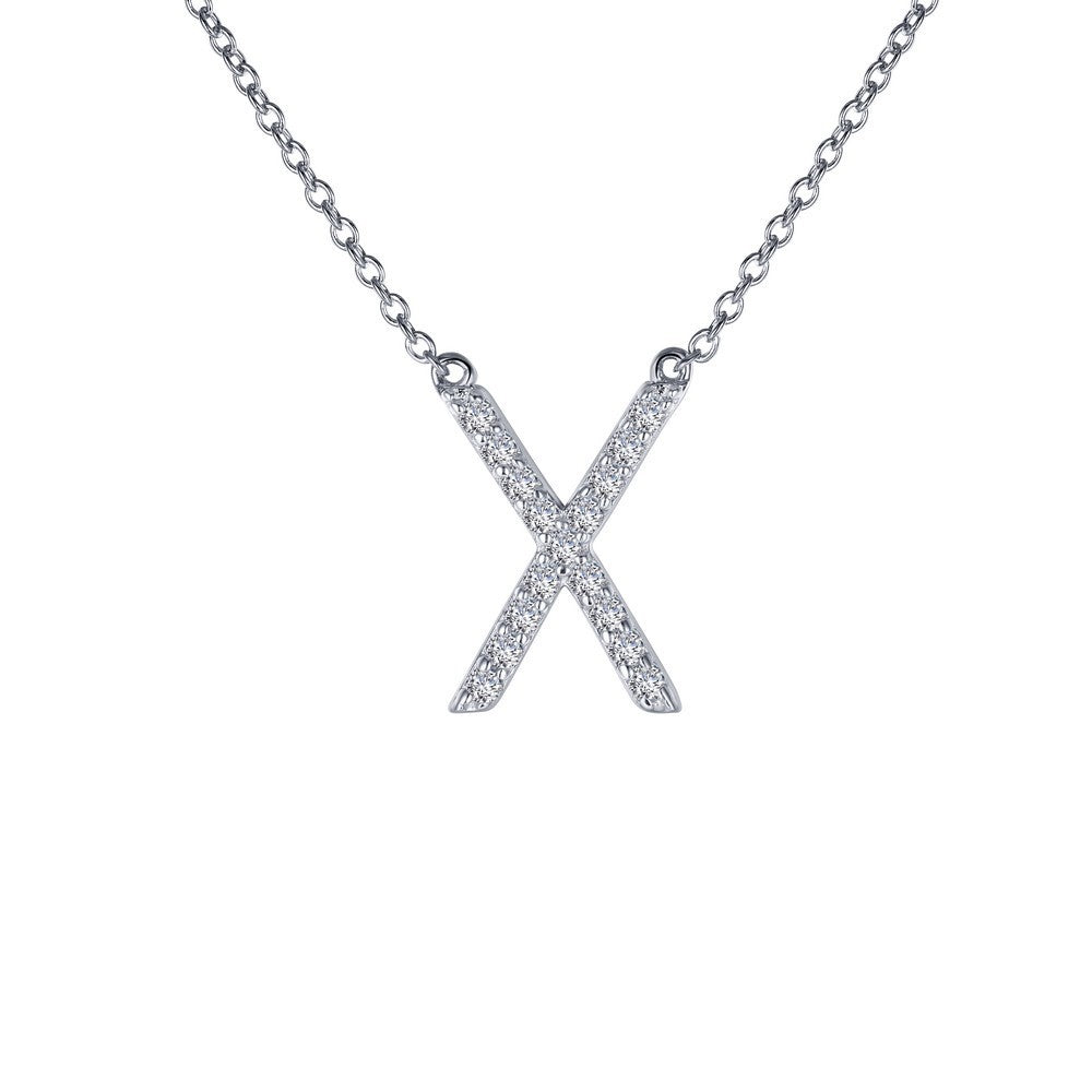 0.42 CTW The X Necklace
