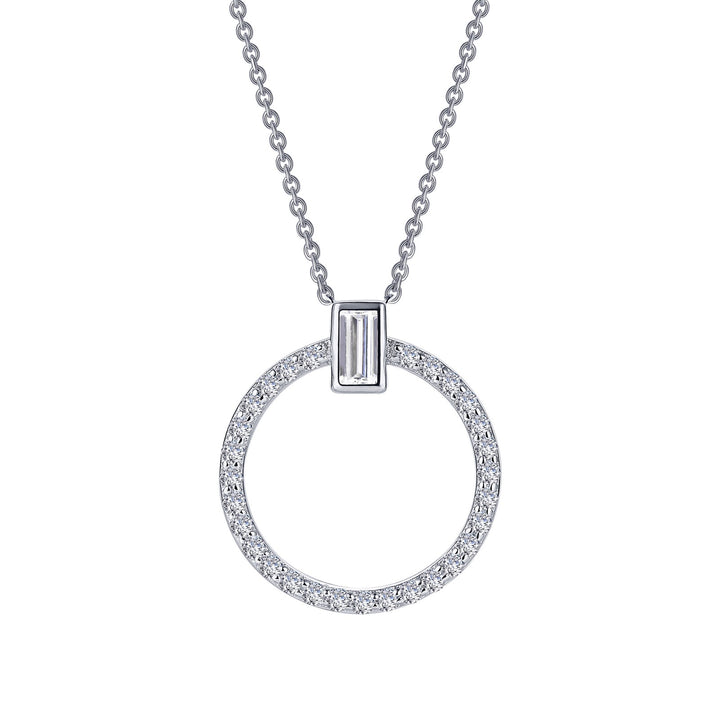 0.39 CTW Open Circle Necklace