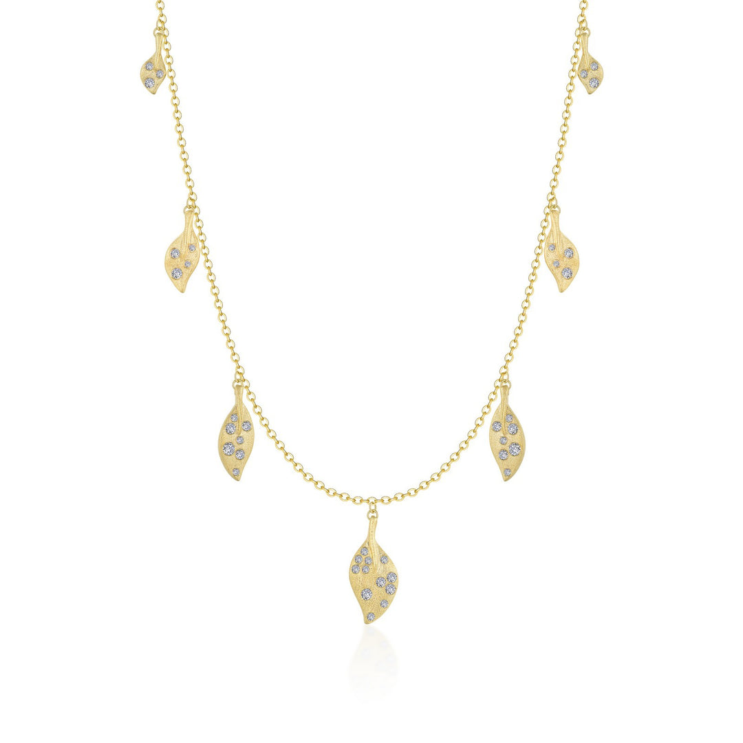 Leaf Station Necklace