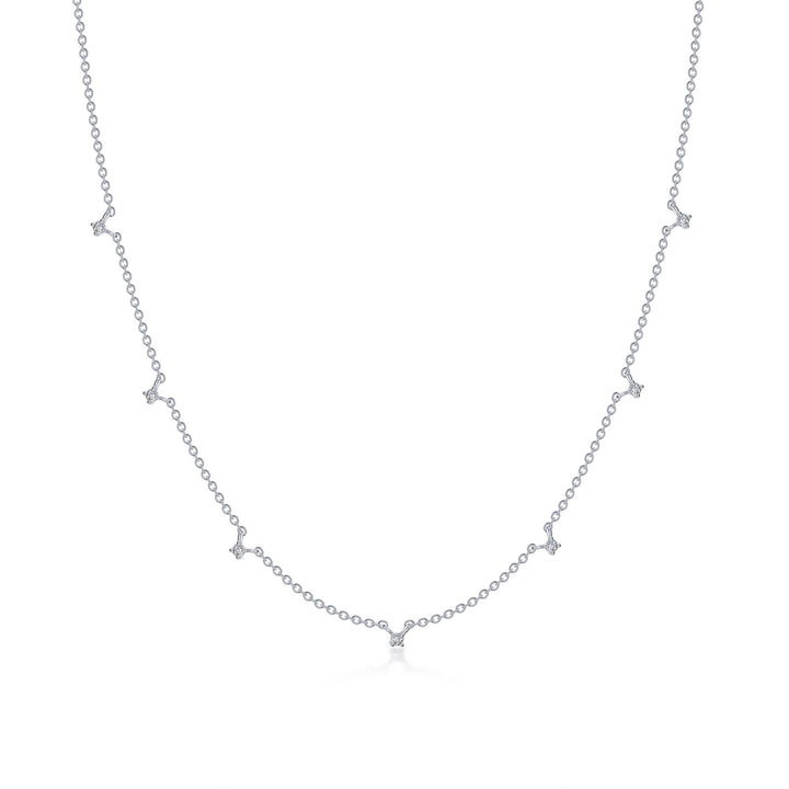 0.46 CTW Station Necklace