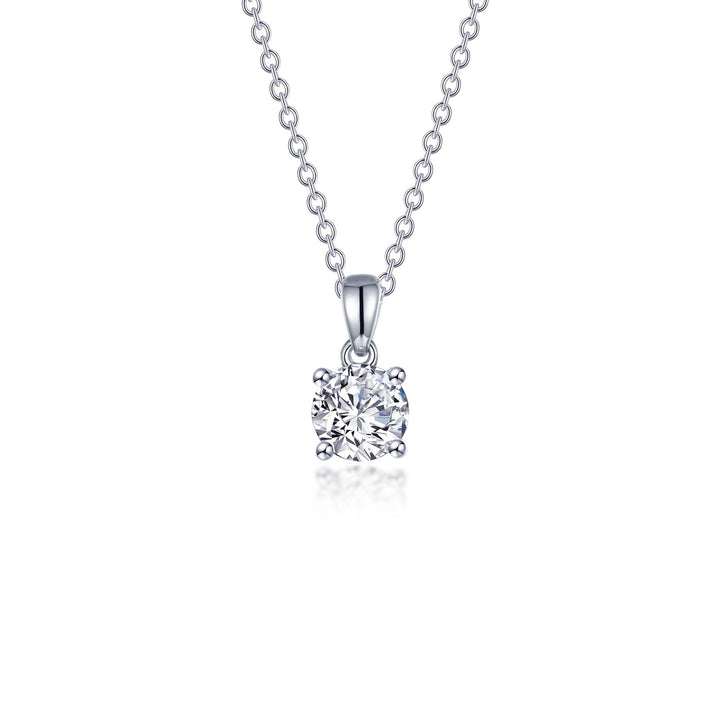 1 CTW 4-Prong Solitaire Necklace
