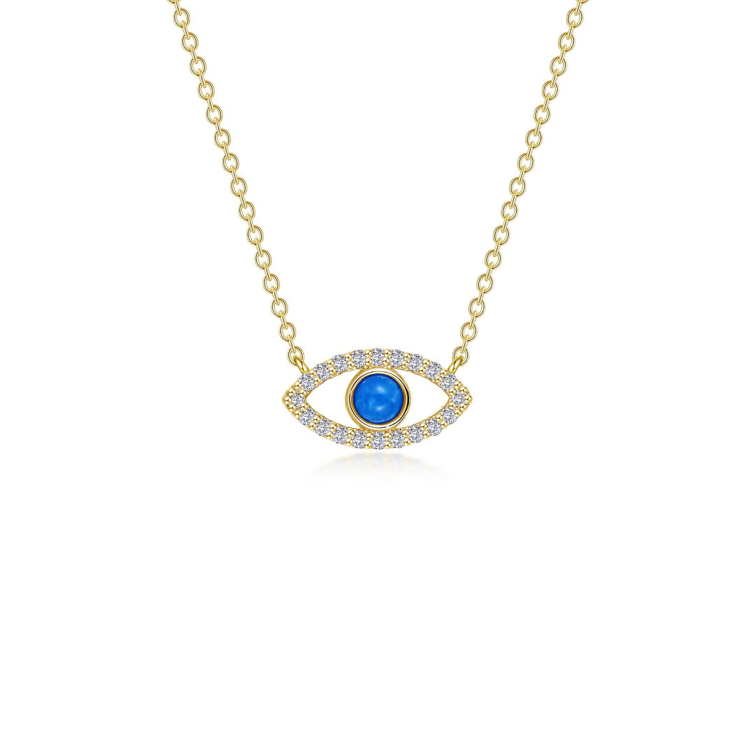 Turquoise Evil Eye Necklace