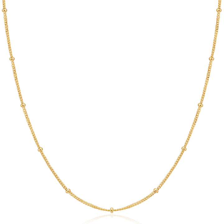 Gold Orb Chain Necklace