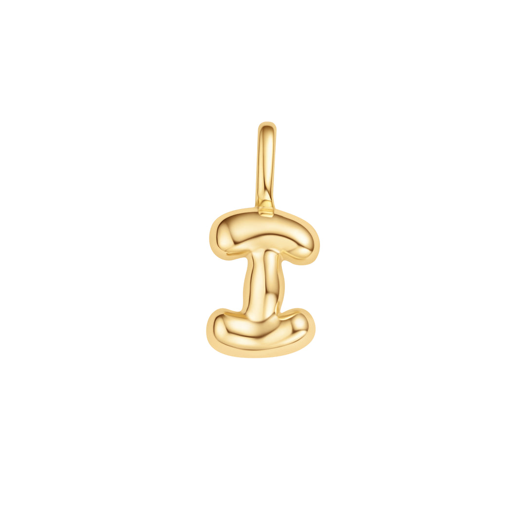 Gold I Letter Charm