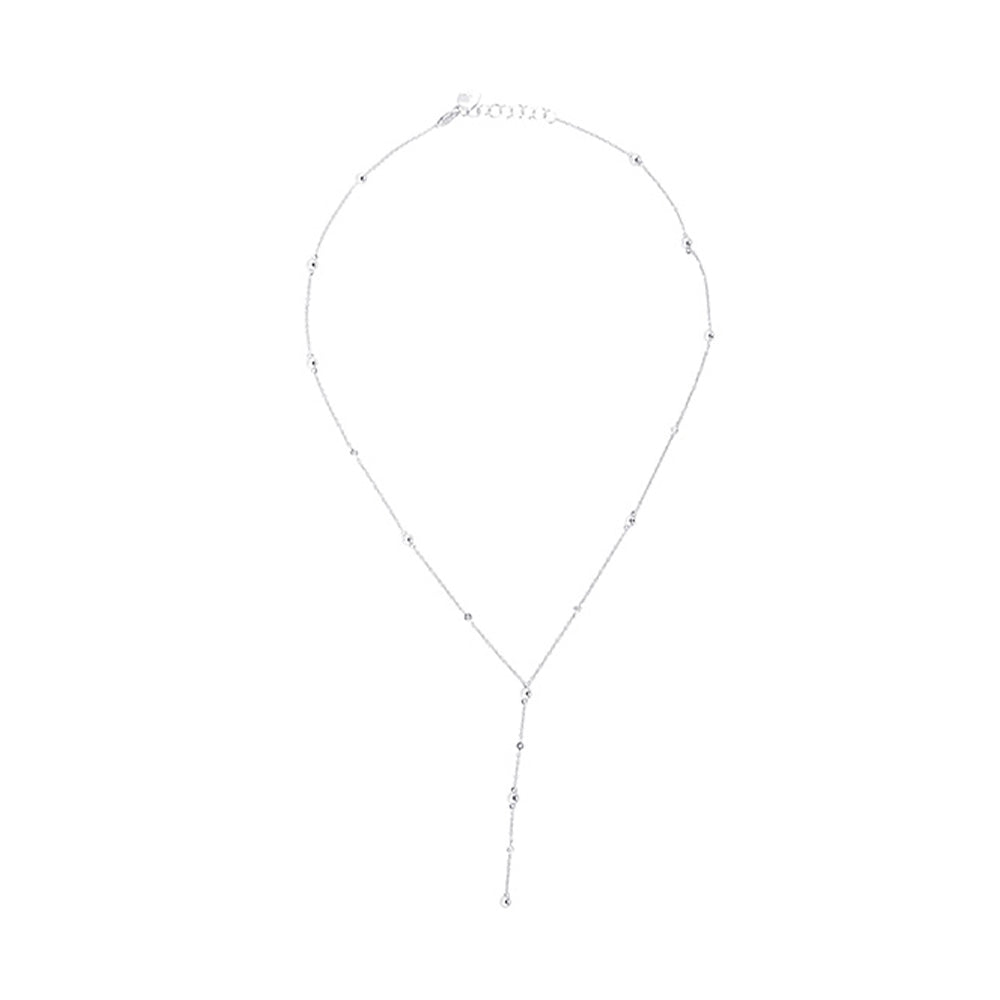 Silver Diamond 1/10Ctw Necklace