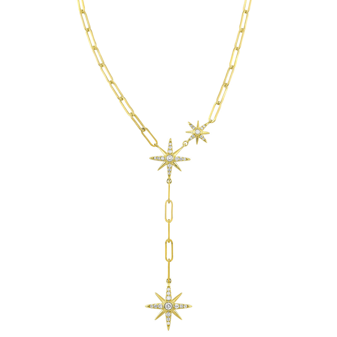 14Kt Yellow Gold Diamond 1/4Ctw Necklace