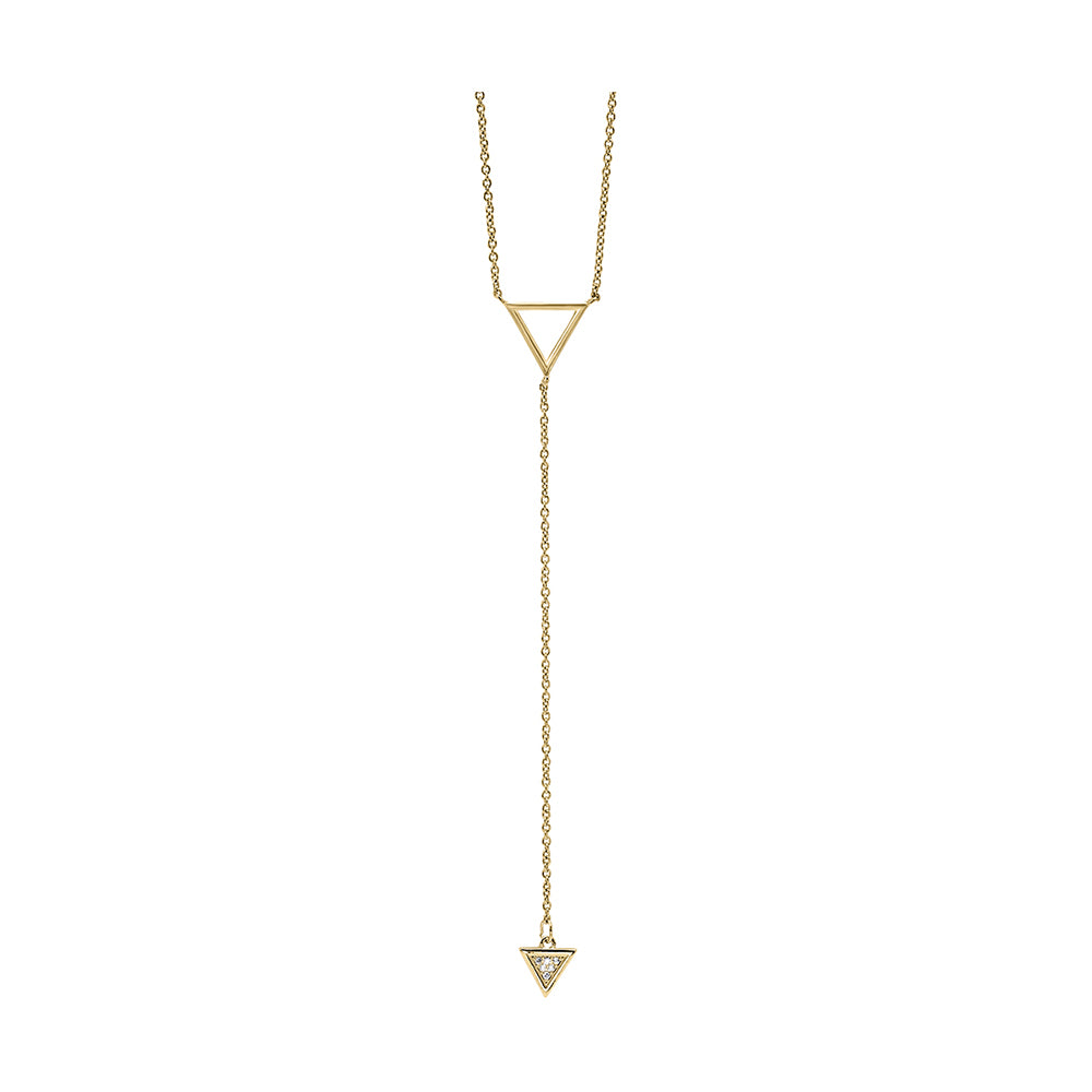 14Kt Yellow Gold Diamond 1/25Ctw Necklace
