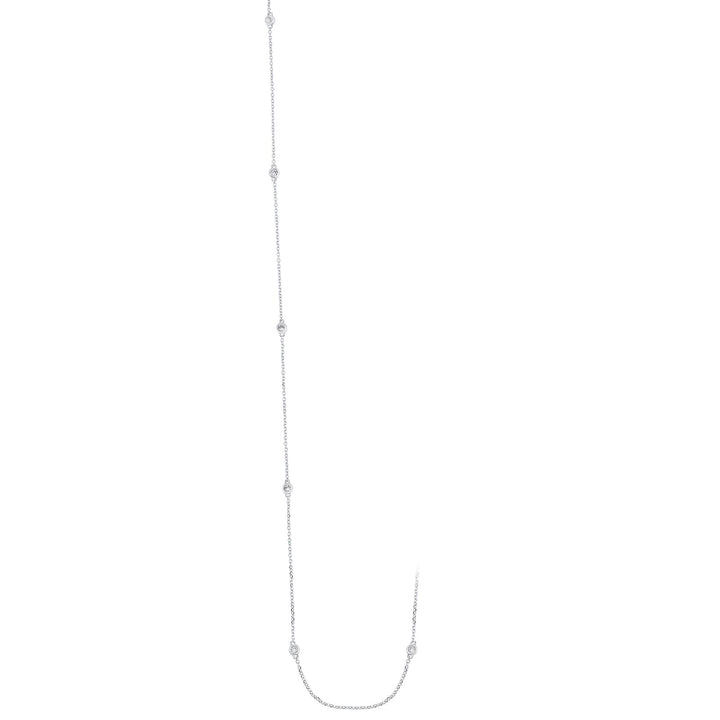 14Kt White Gold Diamond 1/4Ctw Necklace