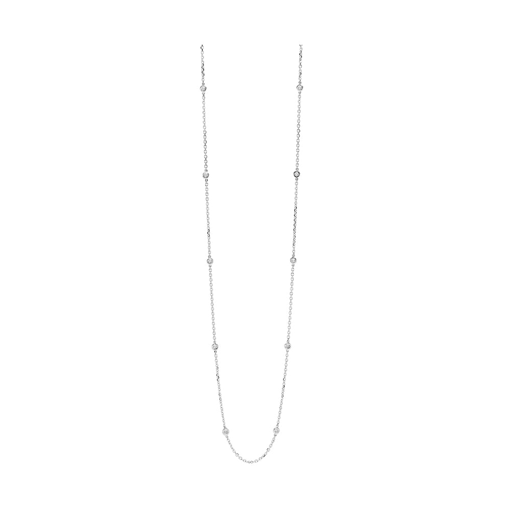 14Kt White Gold Diamond 1/4Ctw Necklace