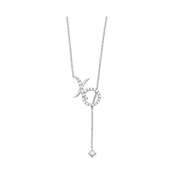 14Kt White Gold Diamond 1/4Ctw Necklace