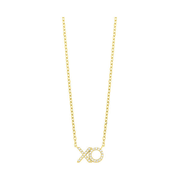 10Kt Yellow Gold Diamond 1/15Ctw Necklace
