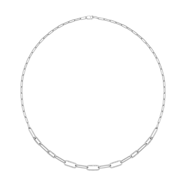 14Kt White Gold Diamond 1/2Ctw Necklace