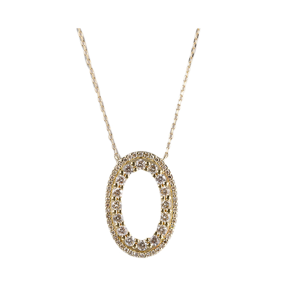 10Kt Yellow Gold Diamond 1/2Ctw Pendant
