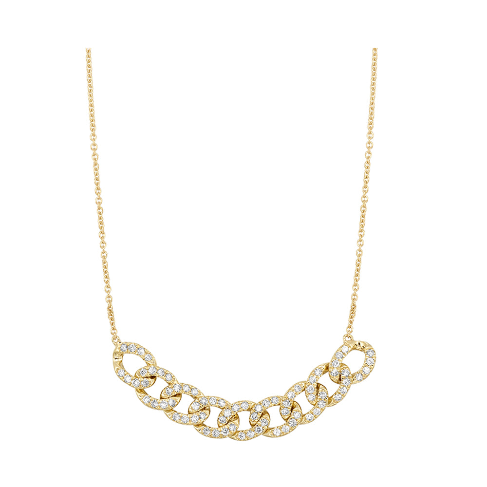 10Kt Yellow Gold Diamond 5/8Ctw Necklace
