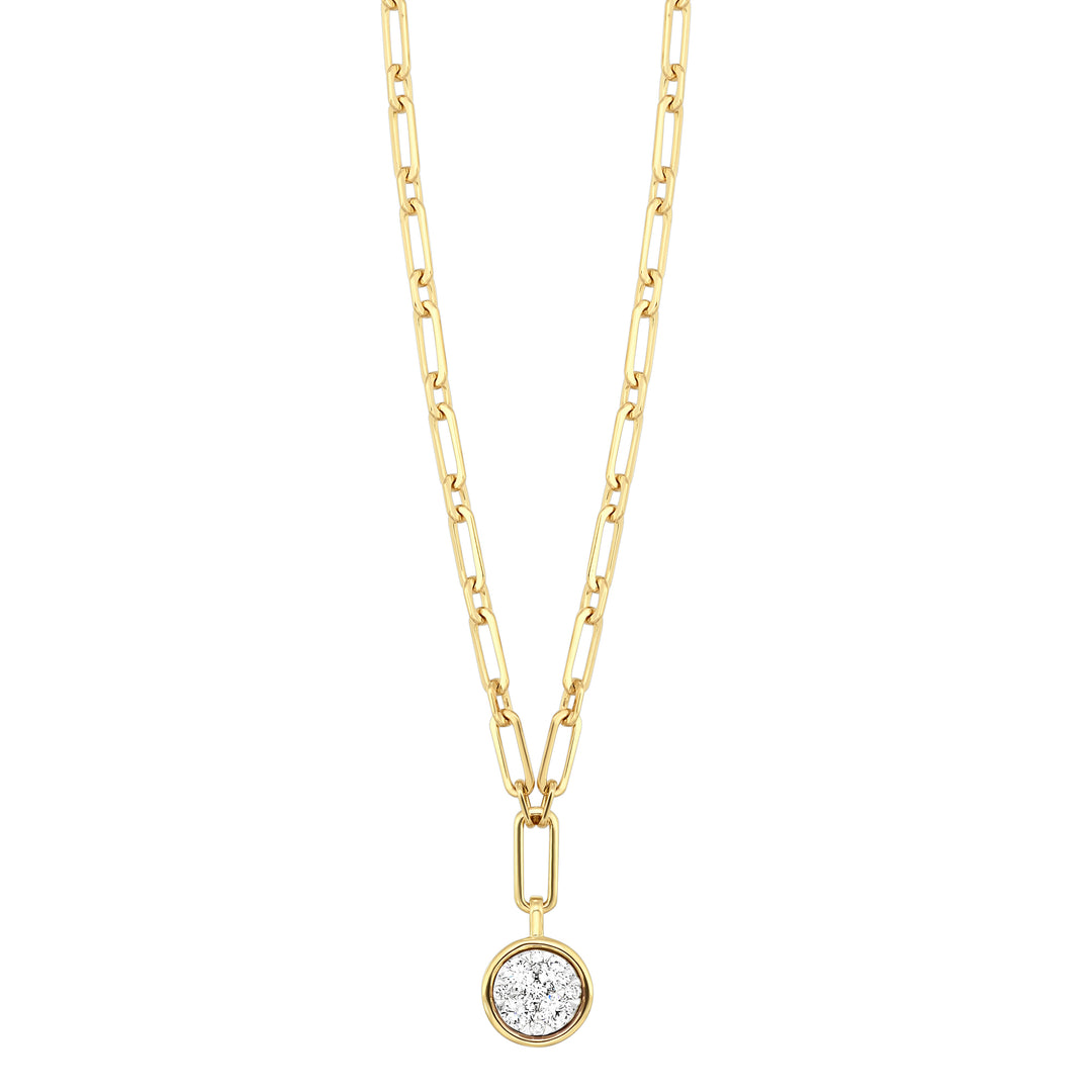 14Kt Yellow Gold Diamond 1/3Ctw Necklace