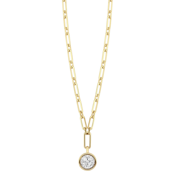 14Kt Yellow Gold Diamond 1/3Ctw Necklace