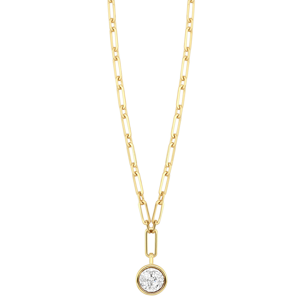 14Kt Yellow Gold Diamond 1/3Ctw Necklace