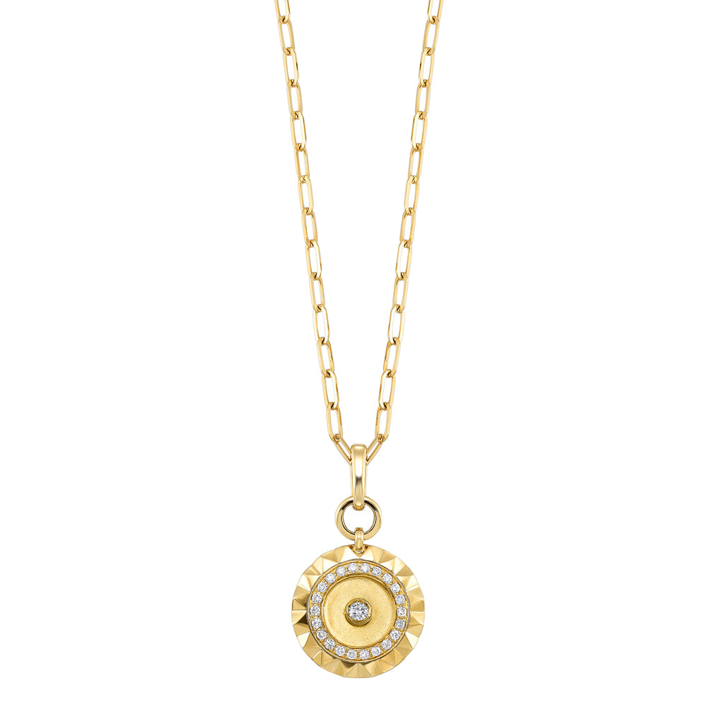 14Kt Yellow Gold Diamond 1/3Ctw Necklace