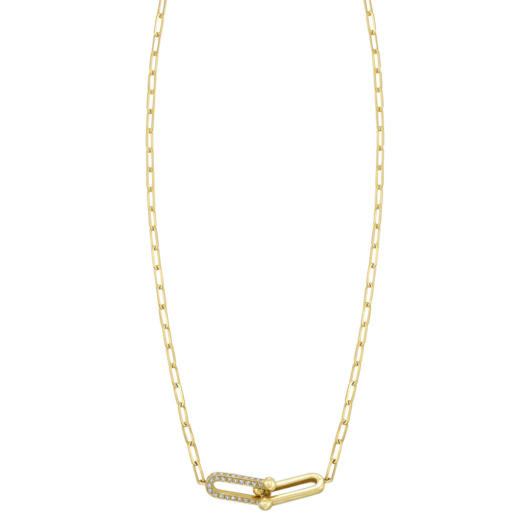 14Kt Yellow Gold Diamond 3/8Ctw Necklace