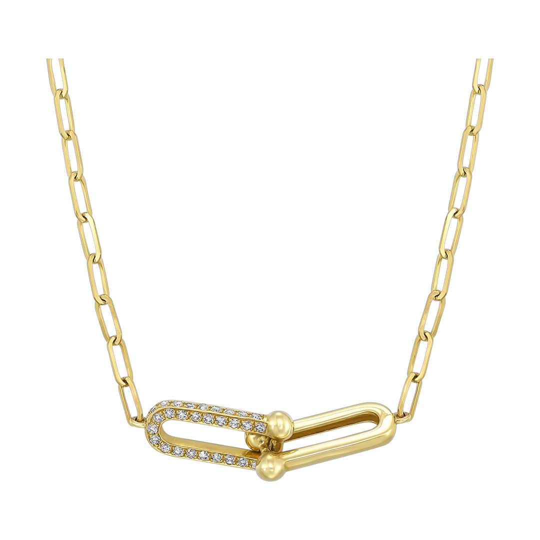 14Kt Yellow Gold Diamond 3/8Ctw Necklace