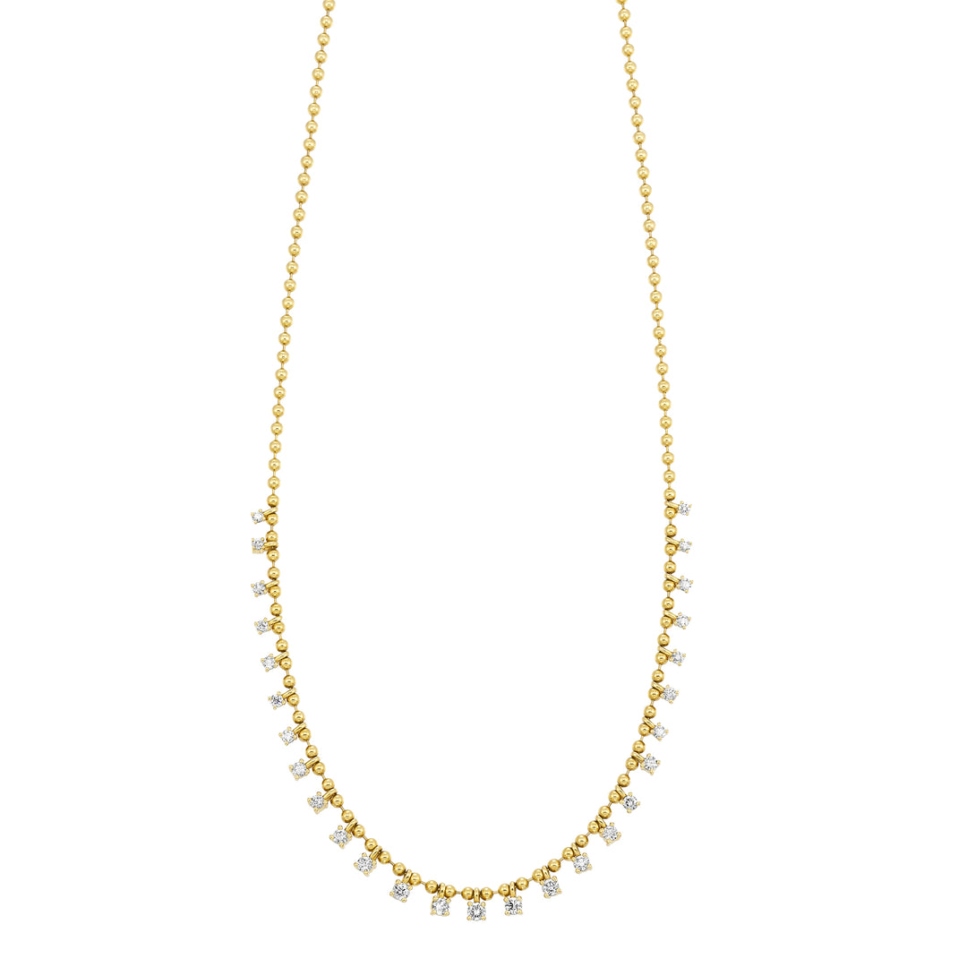 14Kt Yellow Gold Diamond 1 3/4Ctw Necklace