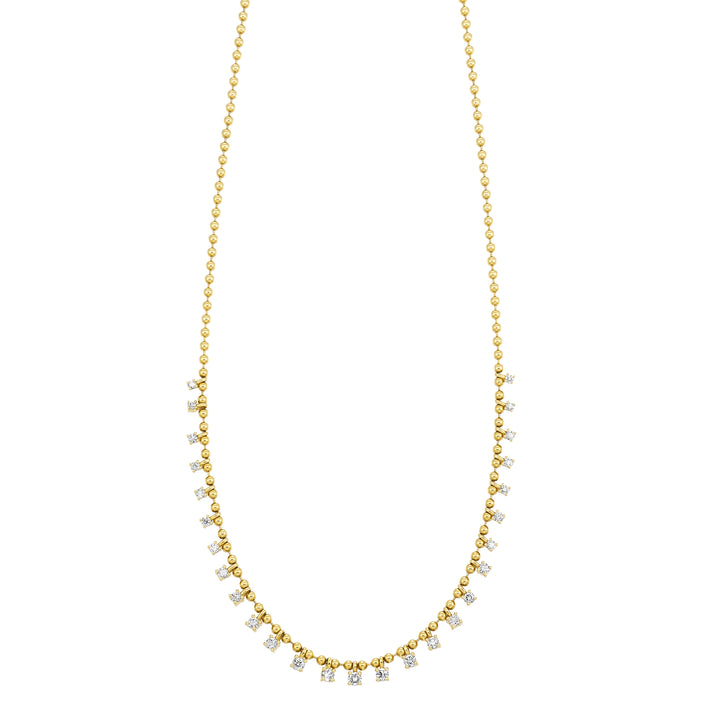 14Kt Yellow Gold Diamond 1 3/4Ctw Necklace