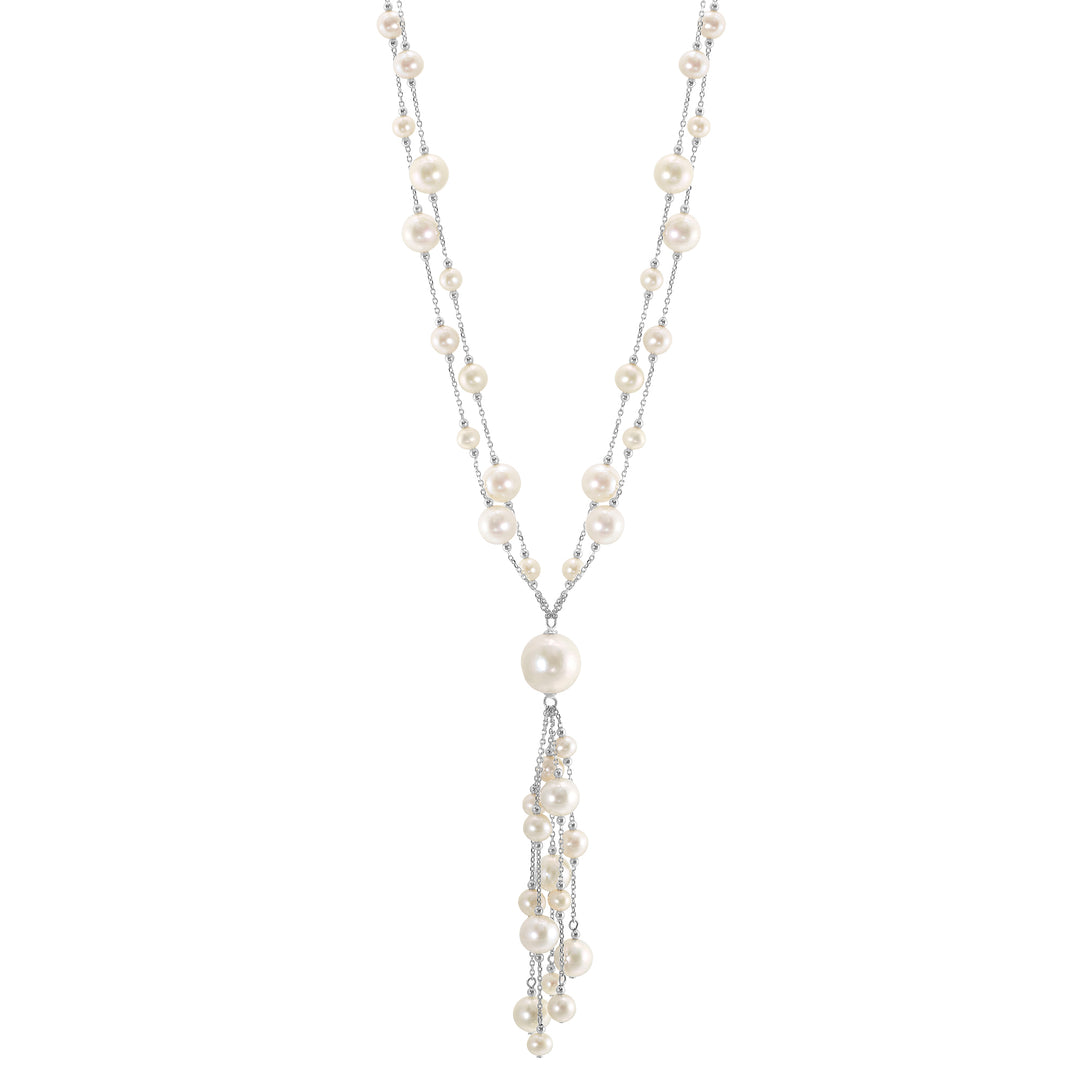 Silver Pearl Necklace