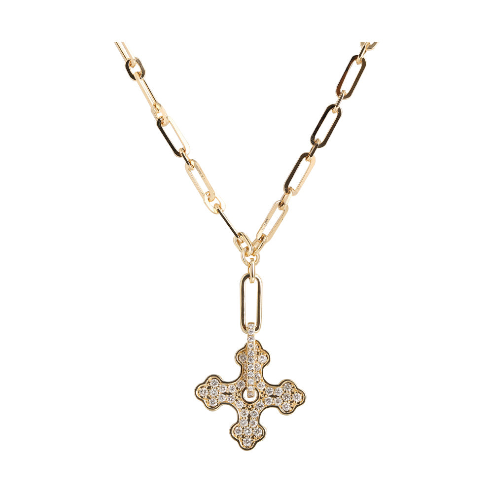 14Kt Yellow Gold Diamond 1/3Ctw Necklace