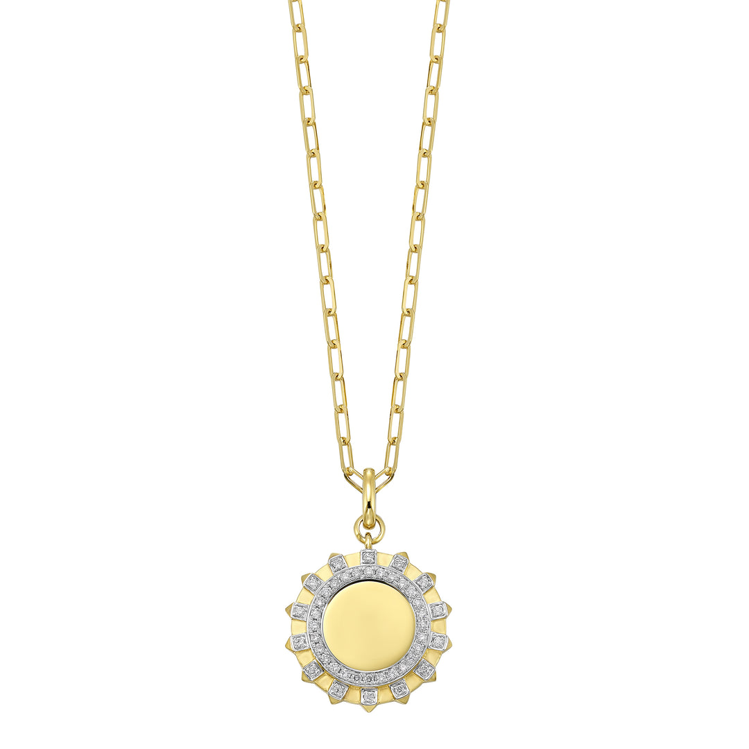 14Kt Yellow Gold Diamond 1/3Ctw Necklace