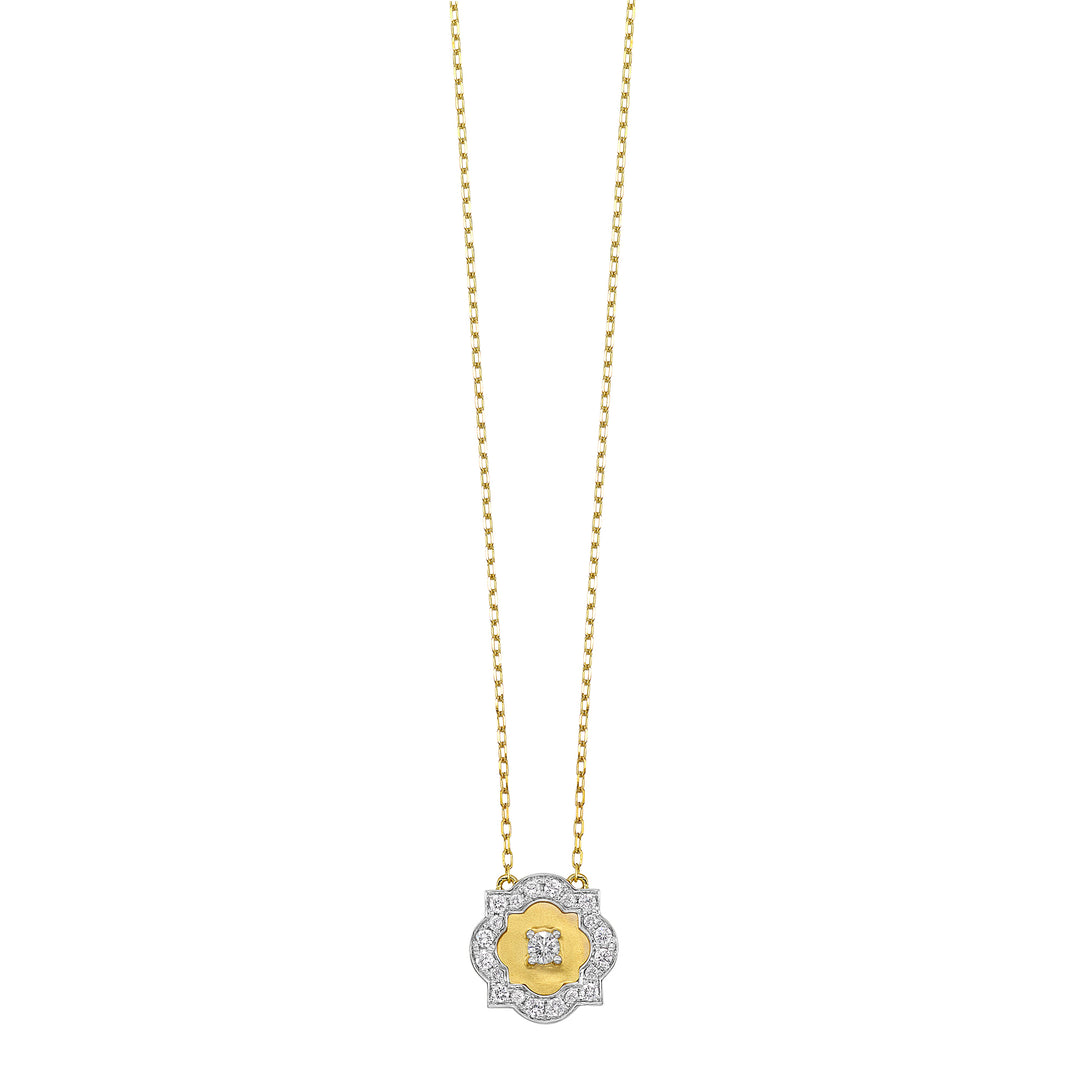 14Kt Yellow Gold Diamond 1/3Ctw Necklace