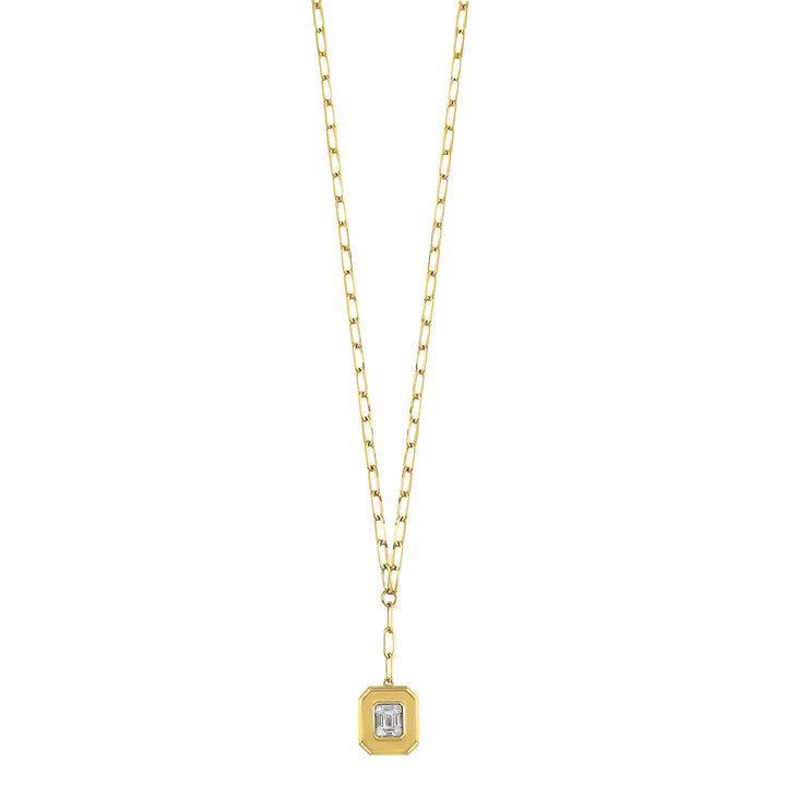 14Kt Yellow Gold Diamond 1/7Ctw Necklace