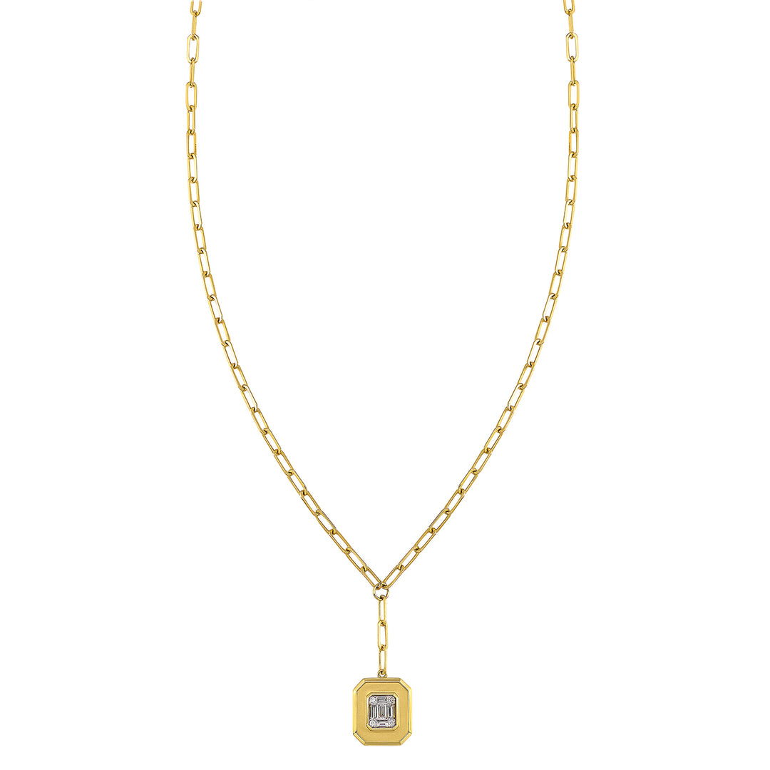 14Kt Yellow Gold Diamond 1/7Ctw Necklace
