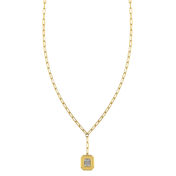 14Kt Yellow Gold Diamond 1/7Ctw Necklace