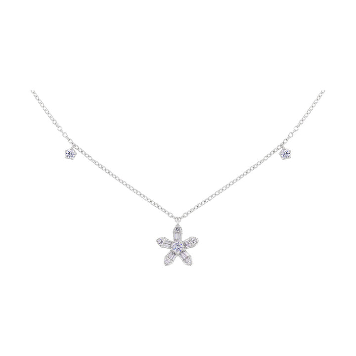 10Kt White Gold Diamond 3/8Ctw Necklace