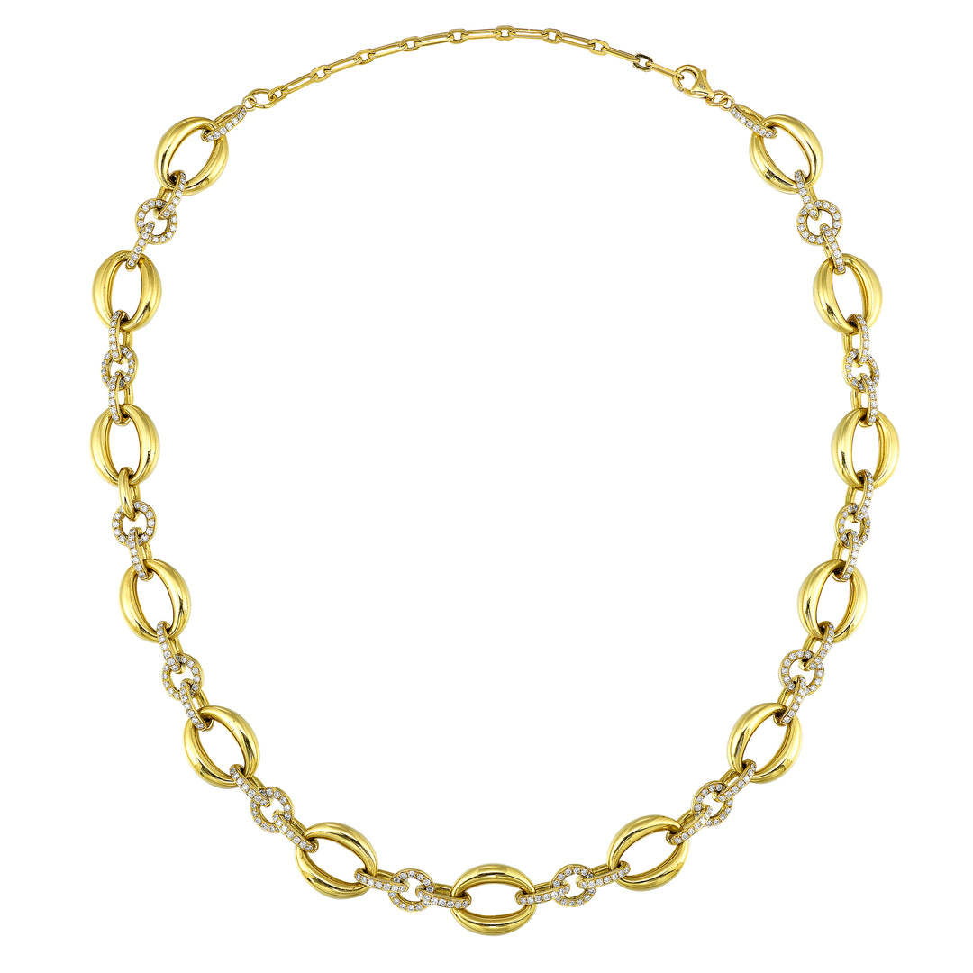 14Kt Yellow Gold Diamond 2 1/2Ctw Necklace