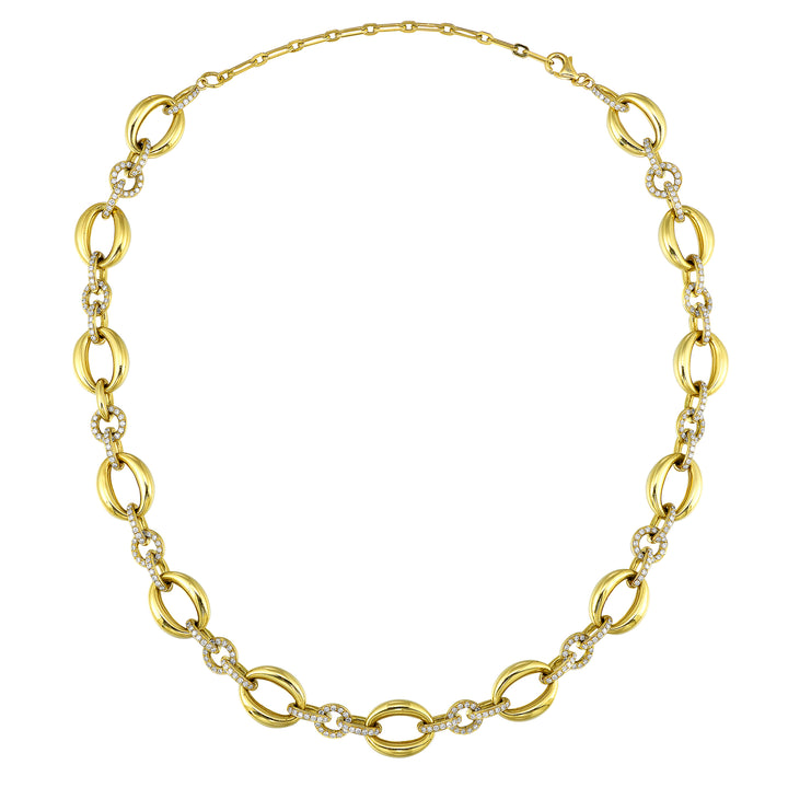 14Kt Yellow Gold Diamond 2 1/2Ctw Necklace