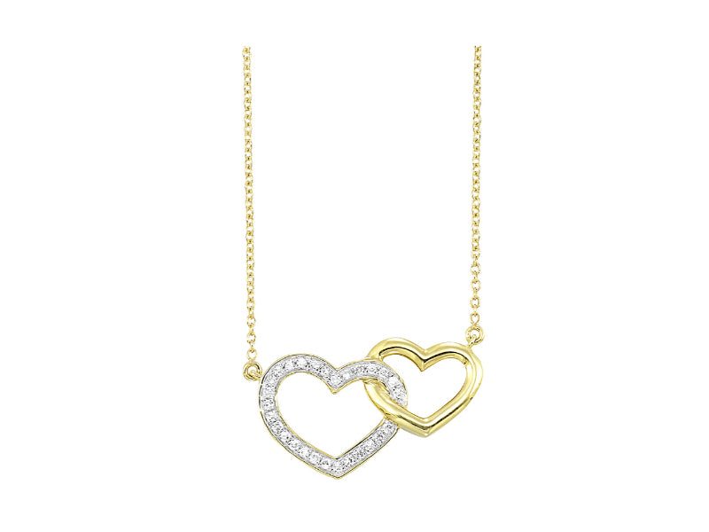 10Kt Yellow Gold Diamond 1/10Ctw Necklace