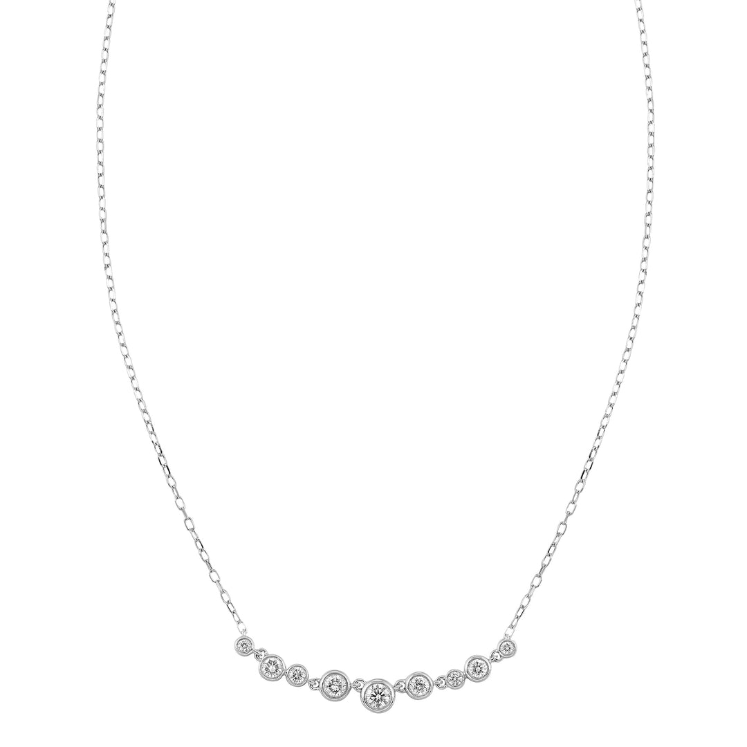 14Kt White Gold Diamond 1/3Ctw Necklace