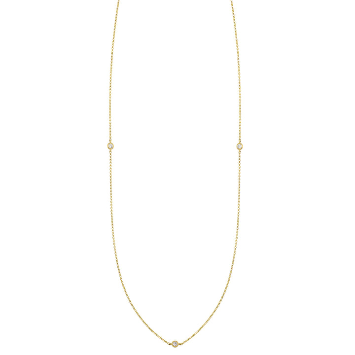 14Kt Yellow Gold Diamond 1/3Ctw Necklace