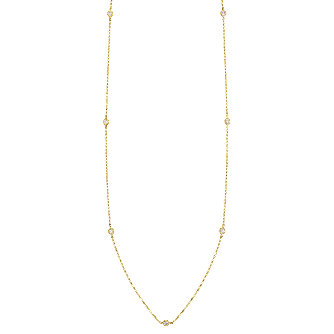14Kt Yellow Gold Diamond 1/3Ctw Necklace