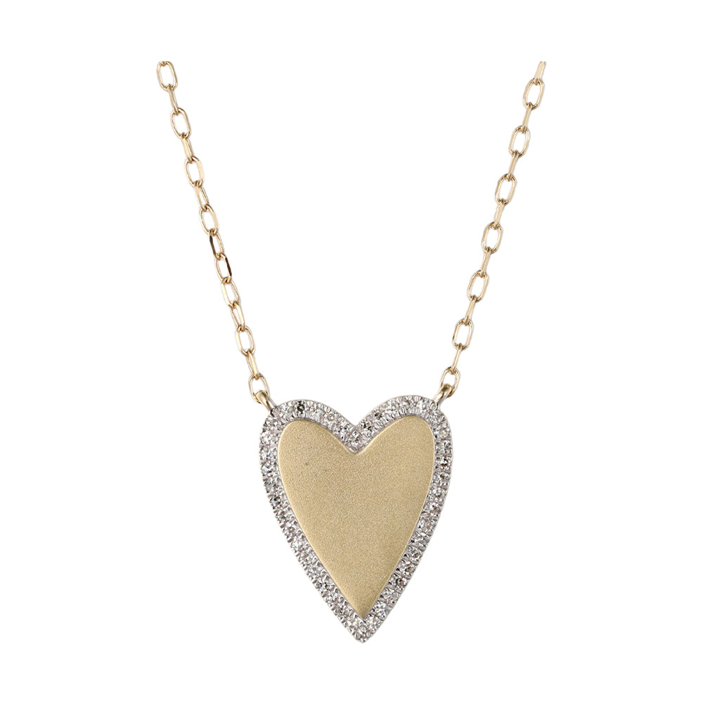 14Kt Yellow Gold Diamond 1/12Ctw Necklace