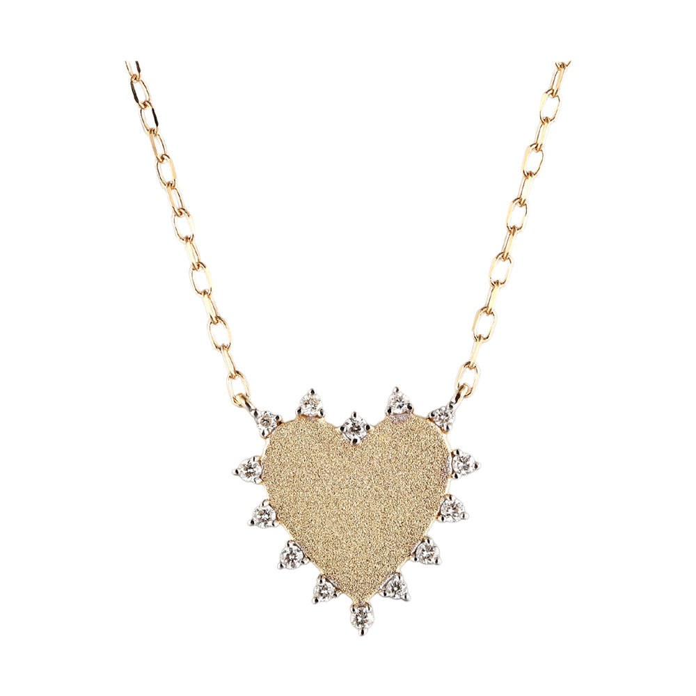 14Kt Yellow Gold Diamond 1/12Ctw Necklace