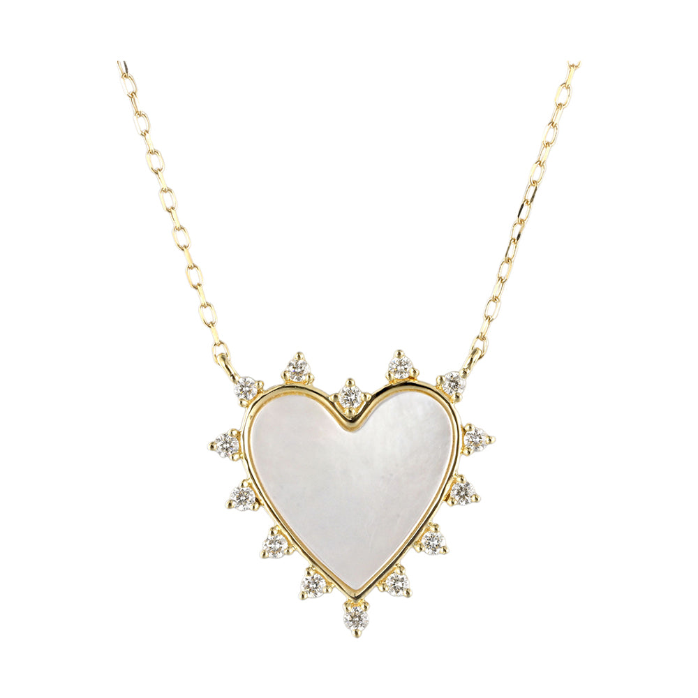 14Kt Yellow Gold Diamond 1/10Ctw Necklace