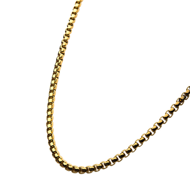 Gold IP Bold Box Chain